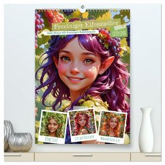 Fruchtiger Elfenzauber (hochwertiger Premium Wandkalender 2026 DIN A2 hoch), Kunstdruck in Hochglanz Fruchtiger Elfenzauber (hochwertiger Premium Wandkalender 2026 DIN A2 hoch), Kunstdruck in Hochglanz