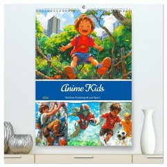Anime Kids. Outdoor Kinderspaß und Sport (hochwertiger Premium Wandkalender 2026 DIN A2 hoch), Kunstdruck in Hochglanz Cover Anime Kids. Outdoor Kinderspaß und Sport (hochwertiger Premium Wandkalender 2026 DIN A2 hoch), Kunstdruck in Hochglanz