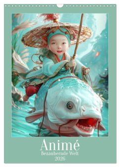Animé - Bezaubernde Welt (Wandkalender 2026 DIN A3 hoch), CALVENDO Monatskalender