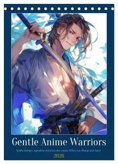 Cover Gentle Anime Warriors (Tischkalender 2026 DIN A5 hoch), CALVENDO Monatskalender