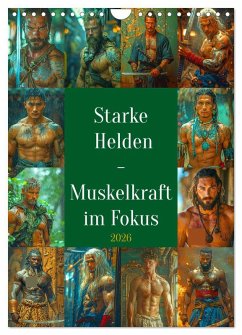 Starke Helden - Muskelkraft im Fokus (Wandkalender 2026 DIN A4 hoch), CALVENDO Monatskalender
