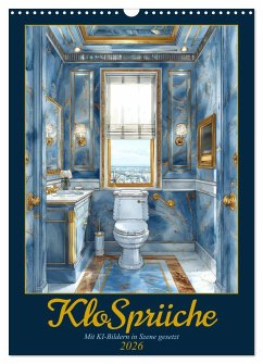 Cover Klosprüche (Wandkalender 2026 DIN A3 hoch), CALVENDO Monatskalender