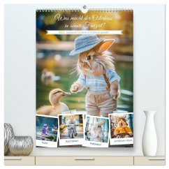 Cover Was macht der Osterhase in seiner Freizeit (hochwertiger Premium Wandkalender 2026 DIN A2 hoch), Kunstdruck in Hochglanz
