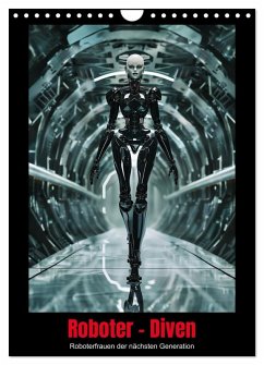 Cover Roboter - Diven (Wandkalender 2026 DIN A4 hoch), CALVENDO Monatskalender