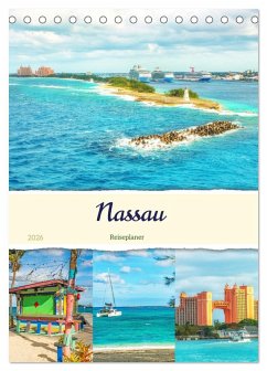 Cover Nassau - Reiseplaner (Tischkalender 2026 DIN A5 hoch), CALVENDO Monatskalender