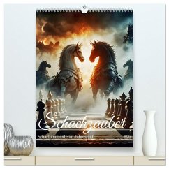 Schachzauber (hochwertiger Premium Wandkalender 2026 DIN A2 hoch), Kunstdruck in Hochglanz