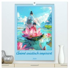 Animé asiatisch inspiriert (hochwertiger Premium Wandkalender 2026 DIN A2 hoch), Kunstdruck in Hochglanz Animé asiatisch inspiriert (hochwertiger Premium Wandkalender 2026 DIN A2 hoch), Kunstdruck in Hochglanz