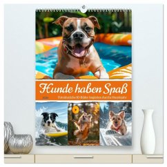 Cover Hunde haben Spaß (hochwertiger Premium Wandkalender 2026 DIN A2 hoch), Kunstdruck in Hochglanz