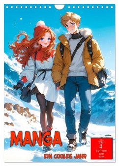 Cover Manga - ein cooles Jahr (Wandkalender 2026 DIN A4 hoch), CALVENDO Monatskalender