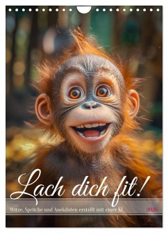 Cover Lach Dich fit ! (Wandkalender 2026 DIN A4 hoch), CALVENDO Monatskalender