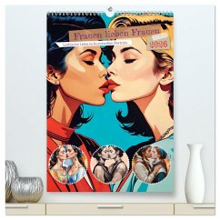 Cover Frauen lieben Frauen (hochwertiger Premium Wandkalender 2026 DIN A2 hoch), Kunstdruck in Hochglanz