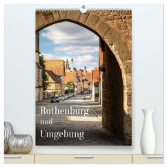 Rothenburg und Umgebung (hochwertiger Premium Wandkalender 2026 DIN A2 hoch), Kunstdruck in Hochglanz
