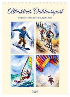 Cover Attraktiver Outdoorsport (Wandkalender 2026 DIN A2 hoch), CALVENDO Monatskalender