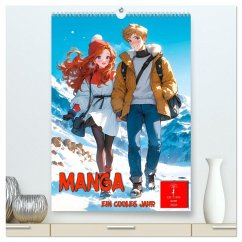 Cover Manga - ein cooles Jahr (hochwertiger Premium Wandkalender 2026 DIN A2 hoch), Kunstdruck in Hochglanz
