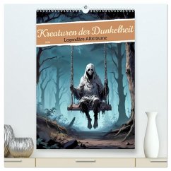 Cover Kreaturen der Dunkelheit - Legendäre Albträume (hochwertiger Premium Wandkalender 2026 DIN A2 hoch), Kunstdruck in Hochglanz