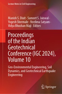 Cover Proceedings of the Indian Geotechnical Conference (IGC 2024), Volume 10