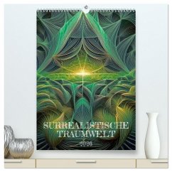 Surrealistische Traumwelt (hochwertiger Premium Wandkalender 2026 DIN A2 hoch), Kunstdruck in Hochglanz