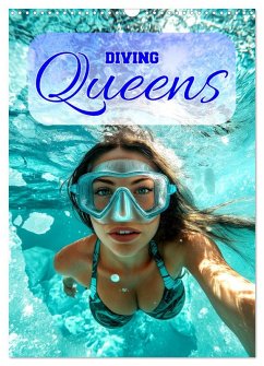 Cover Diving Queens (Wandkalender 2026 DIN A3 hoch), CALVENDO Monatskalender