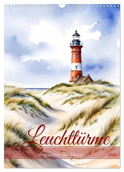 Cover Leuchttürme, Wegweiser der Meere (Wandkalender 2026 DIN A3 hoch), CALVENDO Monatskalender
