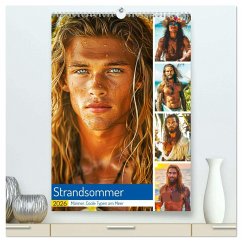 Strandsommer. Männer. Coole Typen am Meer (hochwertiger Premium Wandkalender 2026 DIN A2 hoch), Kunstdruck in Hochglanz Cover Strandsommer. Männer. Coole Typen am Meer (hochwertiger Premium Wandkalender 2026 DIN A2 hoch), Kunstdruck in Hochglanz
