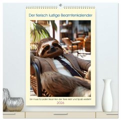 Der tierisch lustige Beamtenkalender (hochwertiger Premium Wandkalender 2026 DIN A2 hoch), Kunstdruck in Hochglanz Cover Der tierisch lustige Beamtenkalender (hochwertiger Premium Wandkalender 2026 DIN A2 hoch), Kunstdruck in Hochglanz