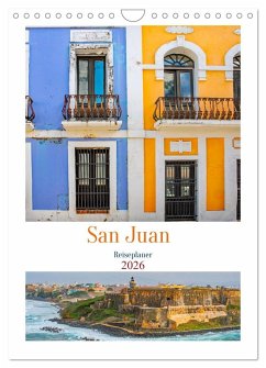 Cover San Juan - Reiseplaner (Wandkalender 2026 DIN A4 hoch), CALVENDO Monatskalender