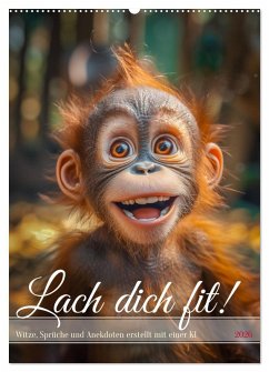 Cover Lach Dich fit ! (Wandkalender 2026 DIN A2 hoch), CALVENDO Monatskalender
