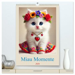 Miau Momente (hochwertiger Premium Wandkalender 2026 DIN A2 hoch), Kunstdruck in Hochglanz Cover Miau Momente (hochwertiger Premium Wandkalender 2026 DIN A2 hoch), Kunstdruck in Hochglanz