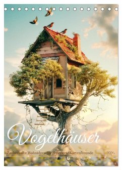 Vogelhäuser Zauberhafte Wohnideen für gefiederte Freunde (Tischkalender 2026 DIN A5 hoch), CALVENDO Monatskalender Vogelhäuser Zauberhafte Wohnideen für gefiederte Freunde (Tischkalender 2026 DIN A5 hoch), CALVENDO Monatskalender