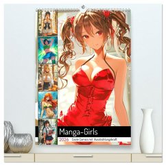 Cover Manga-Girls. Coole Comics mit Ausstrahlungskraft (hochwertiger Premium Wandkalender 2026 DIN A2 hoch), Kunstdruck in Hochglanz