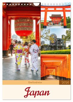Cover Eine Rundreise - Japan (Wandkalender 2026 DIN A4 hoch), CALVENDO Monatskalender