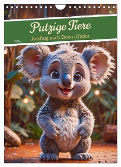 Putzige Tiere - Ausflug nach Down Under (Wandkalender 2026 DIN A4 hoch), CALVENDO Monatskalender