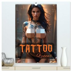 Tattoo Queens (hochwertiger Premium Wandkalender 2026 DIN A2 hoch), Kunstdruck in Hochglanz