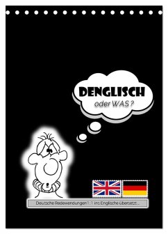 Cover DENGLISCH oder was? (Tischkalender 2026 DIN A5 hoch), CALVENDO Monatskalender