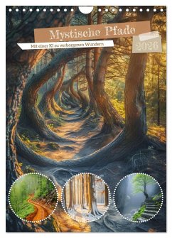 Cover Mystische Pfade (Wandkalender 2026 DIN A4 hoch), CALVENDO Monatskalender