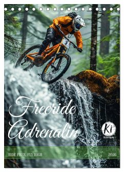 Cover Freeride Adrenalin (Tischkalender 2026 DIN A5 hoch), CALVENDO Monatskalender