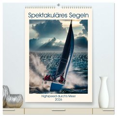Cover Spektakuläres Segeln (hochwertiger Premium Wandkalender 2026 DIN A2 hoch), Kunstdruck in Hochglanz