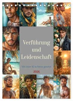 Cover Verführung und Leidenschaft (Tischkalender 2026 DIN A5 hoch), CALVENDO Monatskalender