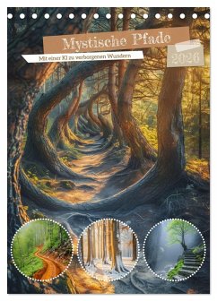 Cover Mystische Pfade (Tischkalender 2026 DIN A5 hoch), CALVENDO Monatskalender
