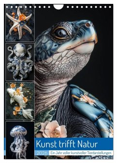 Cover Kunst trifft Natur (Wandkalender 2026 DIN A4 hoch), CALVENDO Monatskalender