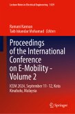 Proceedings of the International Conference on E-Mobility - Volume 2 Proceedings of the International Conference on E-Mobility - Volume 2
