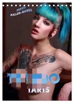 Cover TATTOO TARTS - Inked Killer Babes (Tischkalender 2026 DIN A5 hoch), CALVENDO Monatskalender