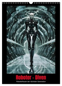Cover Roboter - Diven (Wandkalender 2026 DIN A3 hoch), CALVENDO Monatskalender