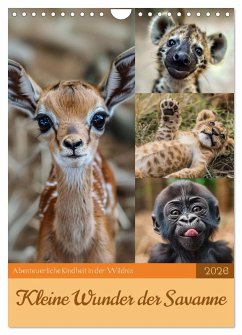Cover Kleine Wunder der Savanne (Wandkalender 2026 DIN A4 hoch), CALVENDO Monatskalender