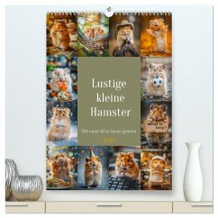 Cover Lustige kleine Hamster (hochwertiger Premium Wandkalender 2026 DIN A2 hoch), Kunstdruck in Hochglanz