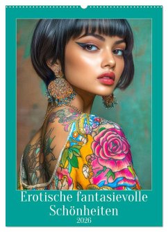 Erotische fantasievolle Schönheiten (Wandkalender 2026 DIN A2 hoch), CALVENDO Monatskalender