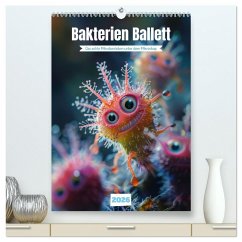 Bakterien Ballett (hochwertiger Premium Wandkalender 2026 DIN A2 hoch), Kunstdruck in Hochglanz