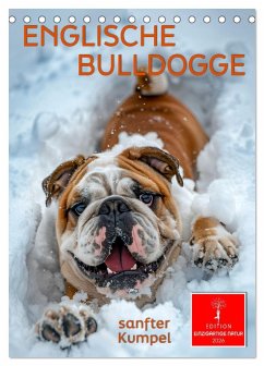 Englische Bulldogge - sanfter Kumpel (Tischkalender 2026 DIN A5 hoch), CALVENDO Monatskalender