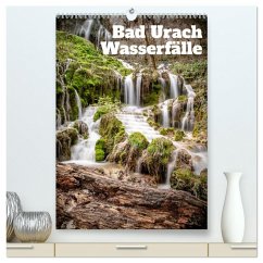 Bad Urach Wasserfälle (hochwertiger Premium Wandkalender 2026 DIN A2 hoch), Kunstdruck in Hochglanz