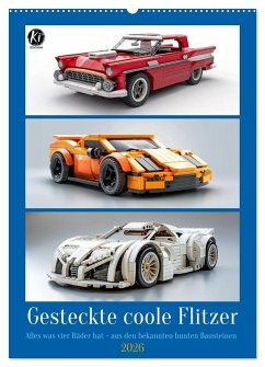 Cover Gesteckte coole Flitzer (Wandkalender 2026 DIN A2 hoch), CALVENDO Monatskalender